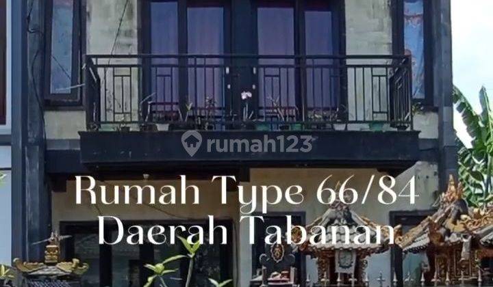 Rumah  Dijual di Tabanan Tanah Lot Bali Bar 2 Lantai SHM 1