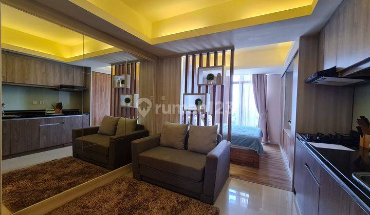 ruang keluarga apartemen 1br lt 7 furnished