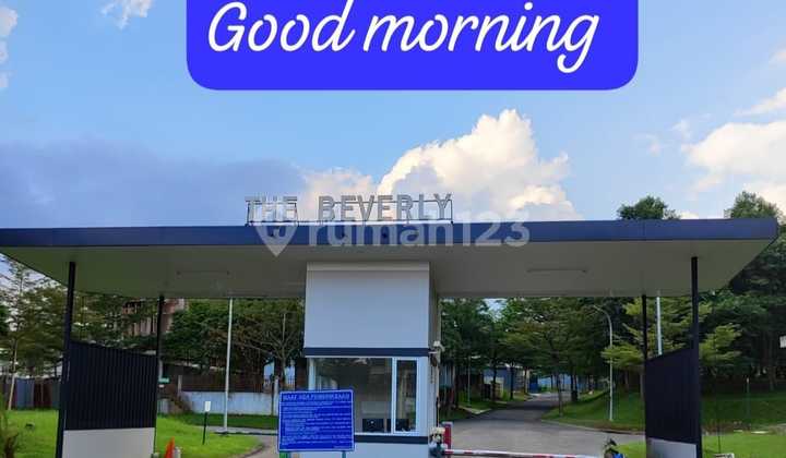 Jual Murah Dibawah Njop Kavling Eksklusif Di Cluster The Beverly Sentul City Lokasi Tinggi & View Bagus