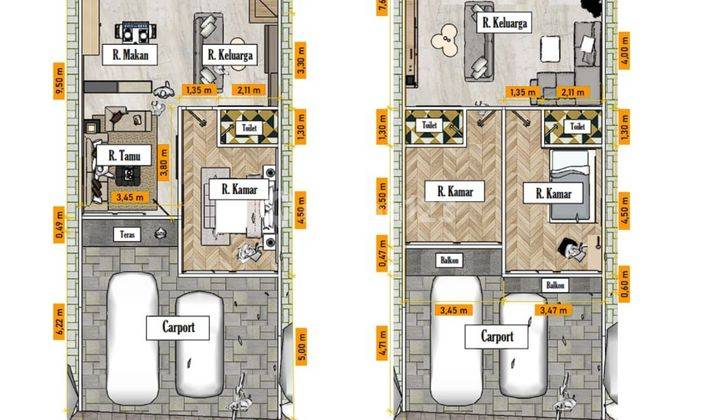 Dijual Rumah 2 Lantai Minimalis Di Jagakarsa Kav Dki Jakarta Selatan 2