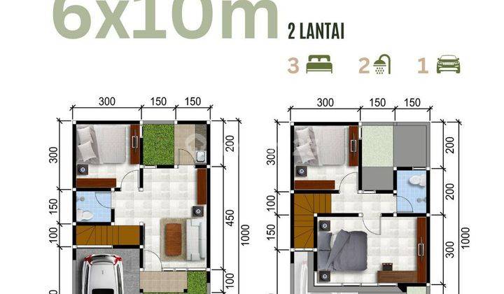 Grand Alana Wonorejo Rumah 2 Lantai Dekat Merr Rungkut Surabaya 2