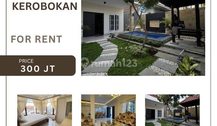 (Ll) Villa Fully Furnished Dengan Taman Dan Ruangan Yg Luas Di Kerobokan  1