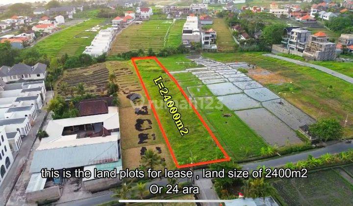 (Dw) Land for rent 450 meters from Cemagi Beach Main road access 2