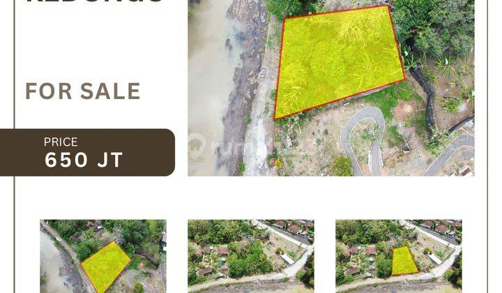 (G59) Land with good potential for the future, river view in Kedungu 1