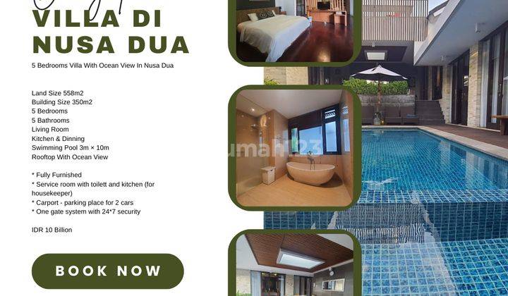 (Da) 5 Bedrooms Villa With Ocean View Nusa Dua  1