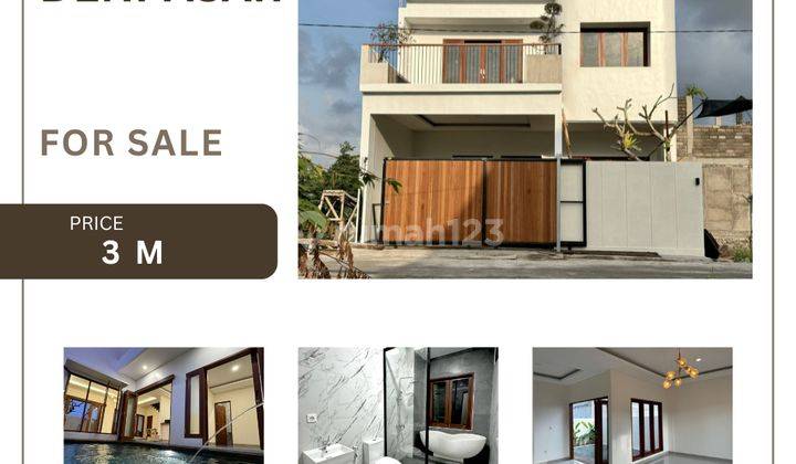 (I25) Brand New Rumah Semi Villa Dekat Renon 