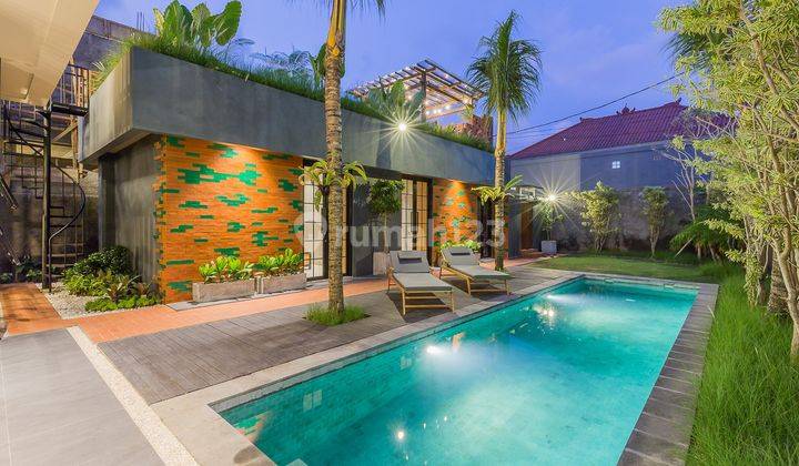 (Go) Modern Industrial Villa Only 5 Minutes Walk To Main Street Uluwatu  2