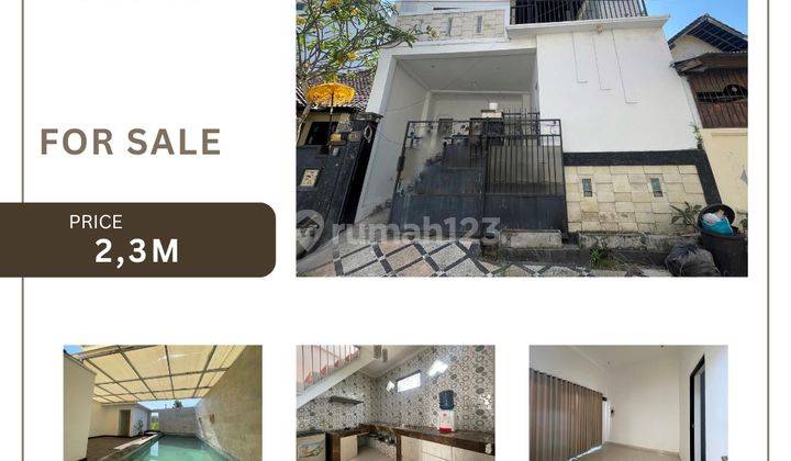 (H23) Rumah Semi Villa Kawasan Turis Dan Villa Di Canggu  1