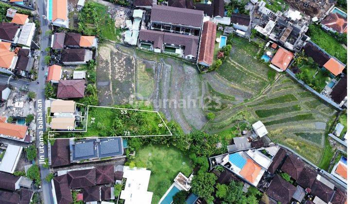 [kb] Tanah Zona Kuning Lingkungan Villa Seperti Punya Akses Pribadi Di Canggu 1