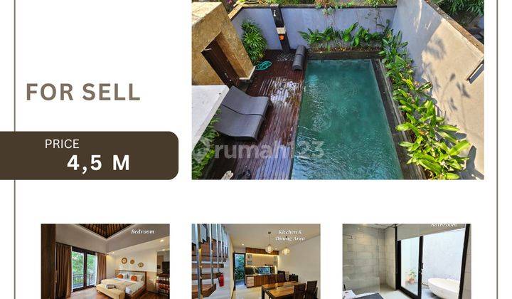 (K44) 2 Br Villa One Gate System Fully Furnished Di Canggu Utara  1