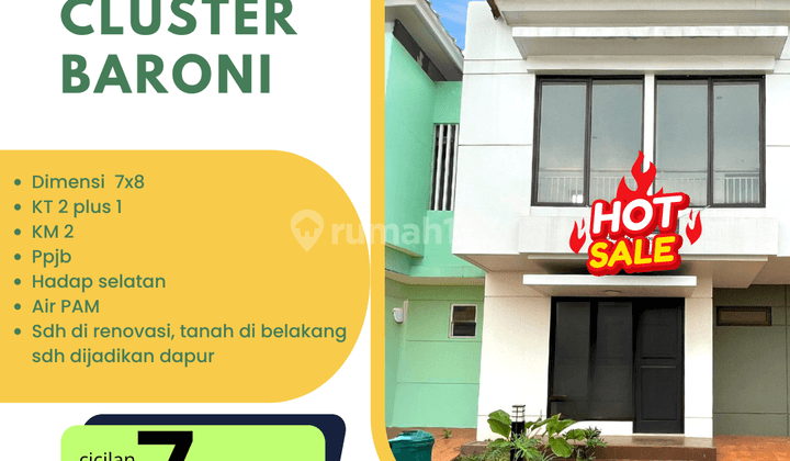 Rumah Baru Unfurnished di Cluster Baroni Symphonia Summarecon Gading Serpong, Tangerang 1