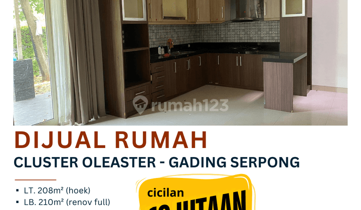 Rumah 2 Lantai Furnished di Cluster Oleaster - Gading Serpong, Tangerang 1