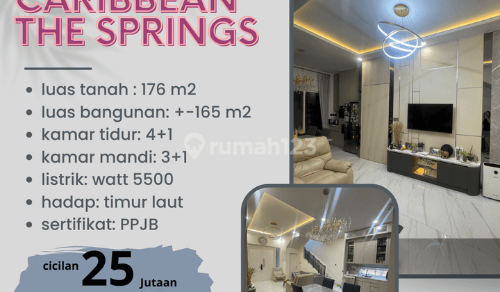 Rumah Furnished di Cluster Flamingo Caribean The Spring Gading Serpong, Tangerang 1