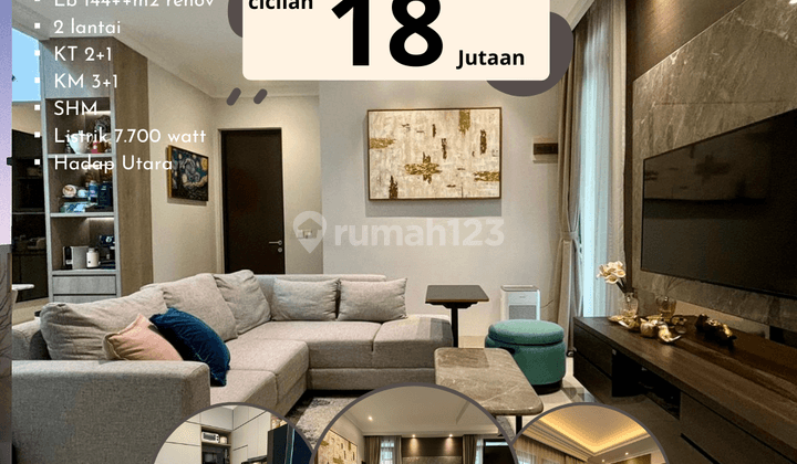 Rumah Sudah Renovasi Furnished di Cluster Precia - The Eminent Bsd, Tangerang 1