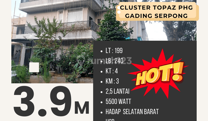 Sudah Renovasi Semi Furnished di Cluster Topaz Gading Serpong, Tangerang 1