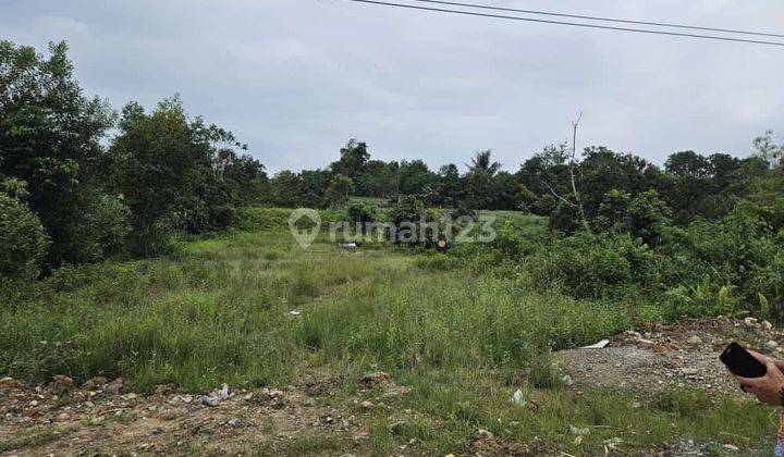 Dijual Tanah Kilo 13 Pinggir Jalan Lokasi Strategis 1