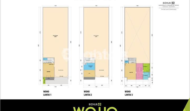 Warehouse for sale at Woho Bizhub 52, Kariangau, Balikpapan. Warehouse for sale at Woho Bizhub 52, Kariangau, Balikpapan.