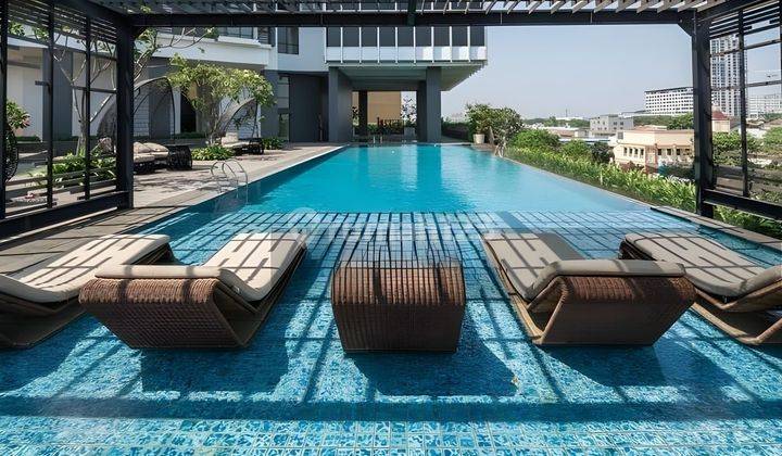 kolam renang dijual cepat apartment the accent
