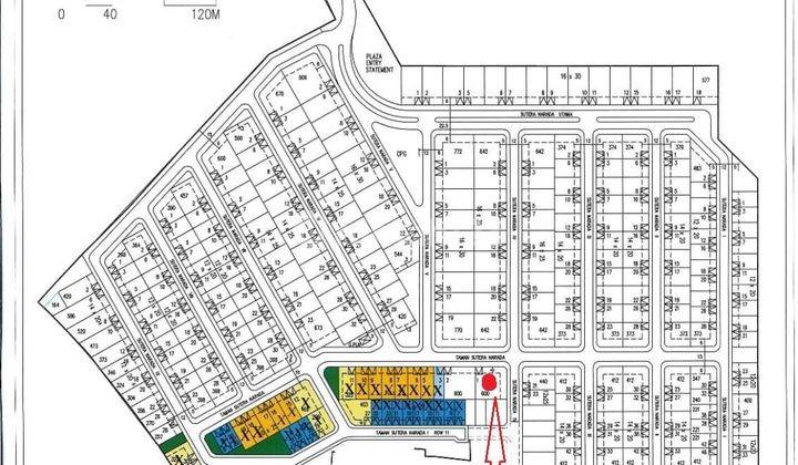 Dijual Cepat, Strategis Tanah Kav Hook Hgb- Sutera Narada Alam Sutera 2