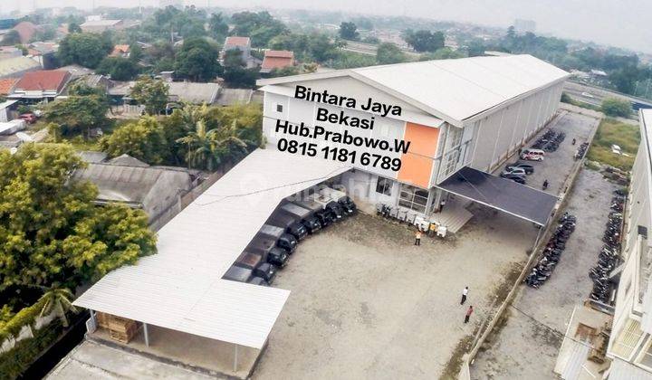 Jual Gudang Luas Strategis SHM Rp55M, Bintara Jaya - Bekasi  1