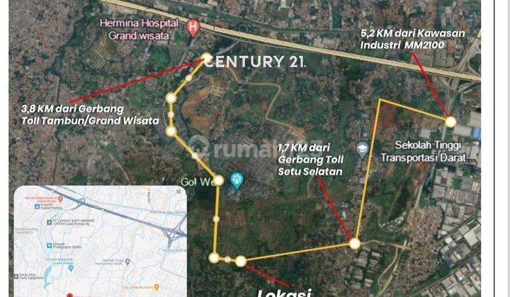 Tanah Strategis Di Desa Cijengkol Kecamatan Setu 2