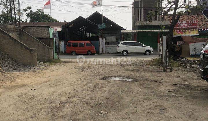 Tanah/kavling darat murah,siap bangun cocok untuk usaha,gudang,workshop,lokasi strategis di jalan raya gabus - Sriamur,tambun Utara,kabupaten Bekasi  1