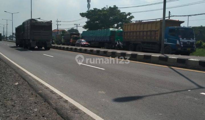 Tanah Kavling Darat Siap Bangun,harga Murah,cocok Untuk Gudang,pool Truk Dan Alat Berat,lokasi Strategis di Jalan By Pass Sidoarjo,krian Desa Sidomulyo,jawa Timur  1