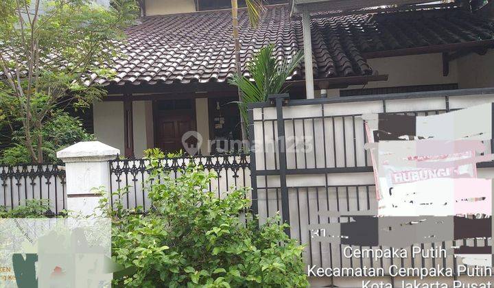 Dijual Rumah Siap Huni Di Cempaka Putih Barat Jakarta Pusat  1