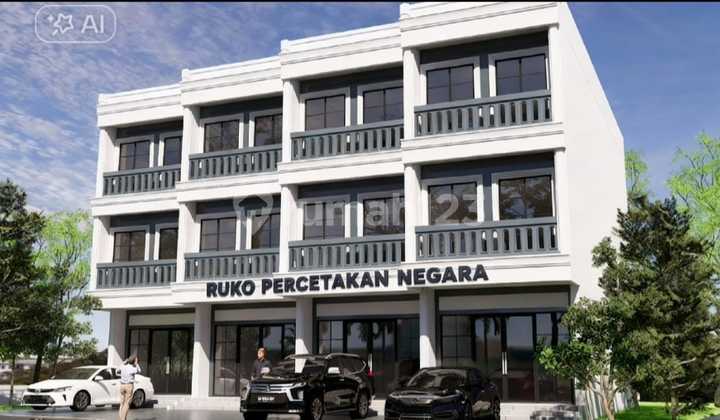 Di Jual Ruko Strategis Pusat Perniagaan Percetakan Negara Rawasari Jakarta Pusat