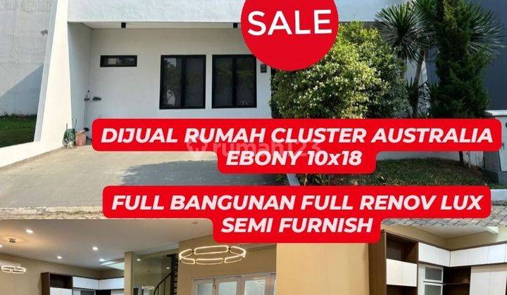 Hot!!!! Unit Langka Murah 10x18 Greenlake Green Lake Australia Ebony Full Renov Dan Lux Rumah 2 Lantai Shm Sudah Renovasi Selatan 2