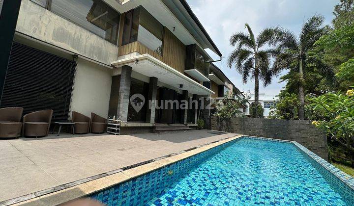 Dijual Rumah 2,5 Lantai Mewah Ada Private Pool View Alam The Green Bsd. Hlefb 1