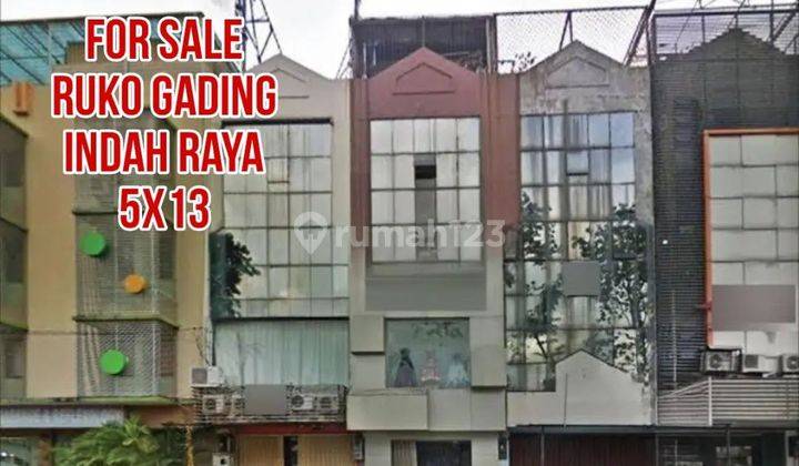 Ruko 4.5 Lantai Gading Indah Raya, Kelapa Gading SHM 1