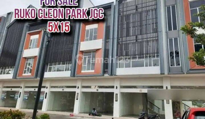 Ruko Cleon Park Jgc 3 Lantai Hadap Tenggara Bangunan 225m 1