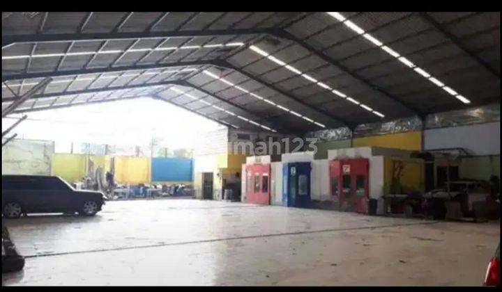 Jual Tanah dan Gudang 1800m2 lokasi strategis harga 18,5M 2