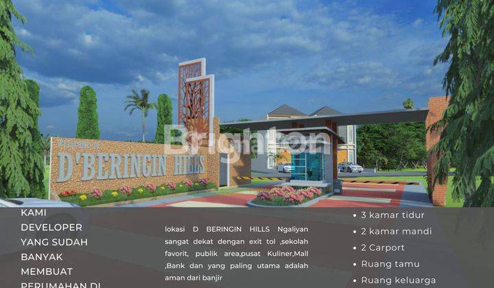 SIAP BANGUN RUMAH MODERN 1 LANTAI BISA KPR DENGAN KONSEP SMARTHOME SISTEM DI D&#39;&#39;BERINGIN HILLS NGALIYAN SEMARANG 2