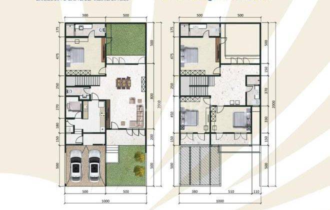 Rumah Mewah 2 Lantai Baru Tengah Kota di Cluster Ibiza Perumahan Elit Poj City Semarang Barat, Semarang SHM 2