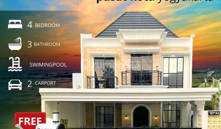 Jual Rumah Mewah 2 Lantai Dengan Desain Modern di Jogja 1