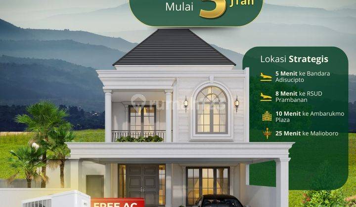 Beli Rumah Mewah di Jogja Sekarang View Sawah Dekat Adisutjipto 1