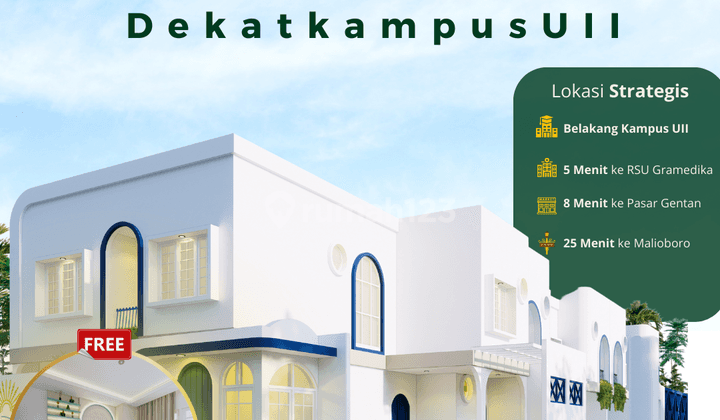 Rumah Kost Dijual 8 Kamar Dekat Uii Jogja 1