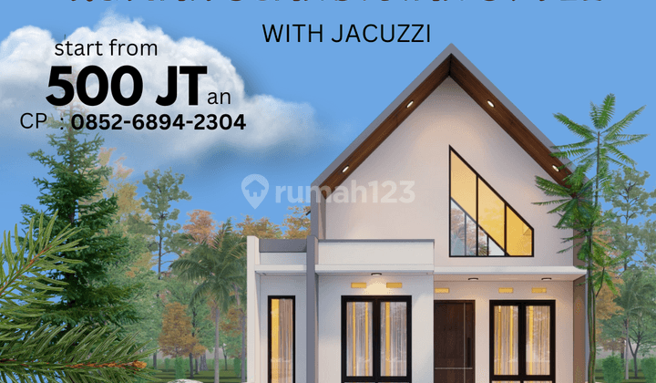 Rumah Murah Mulai 570 Jt Sertifikat Shm, Free Mezzanie 1