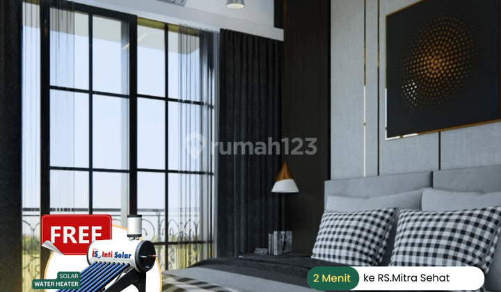 Rumah Mewah 2 Lantai Dekar Kampus Free 4 Unit Ac 1