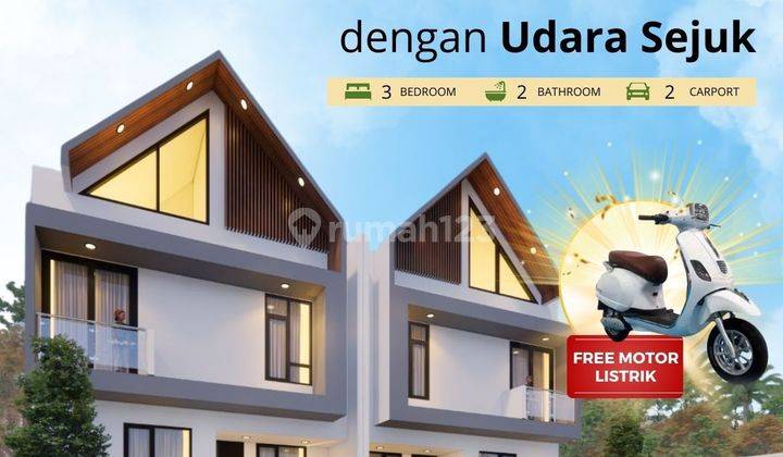 Rumah di Jogja Serasa Villa + Taman Bermain Ambarketawang Gamping 1