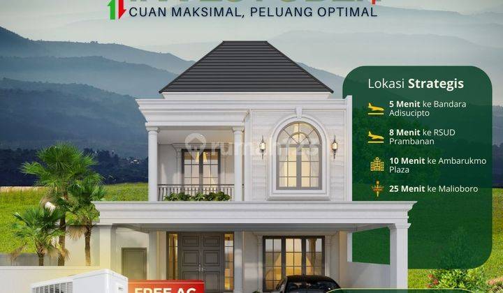 Rumah Mewah American Style Dekat Bandara Adisucipto Sleman Berbah Jogja  1