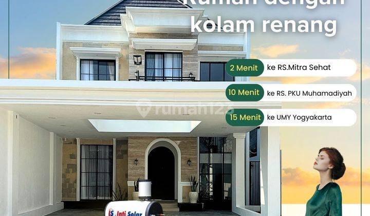 Rumah Mewah Jogja Lingkungan Perumahan 200 M Dari Jalan Wates 1