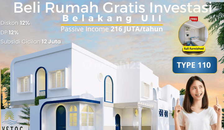 Jual Rumah Mewah Gratis Kost kostan Di Jogja Belakang Uii. 1