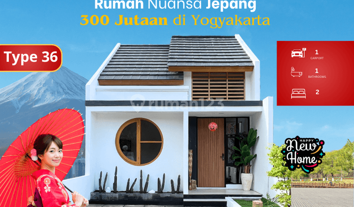 Jual Rumah Nuansa Jepang di Yogyakarta. Rumah Dengan Desain Cantik, Ruang Yang Lapang, Dan Fasilitas Modern. Ada Kolam Renang Pribadi, Taman Yang Asri, Dan Ruang Keluarga Yang Nyaman. Rumah Ini Siap Untuk Anda Huni. 1