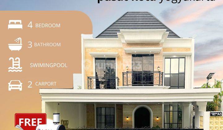 Rumah di Jogja Lingkungan Perumahan 200 m dari Jalan Wates 1