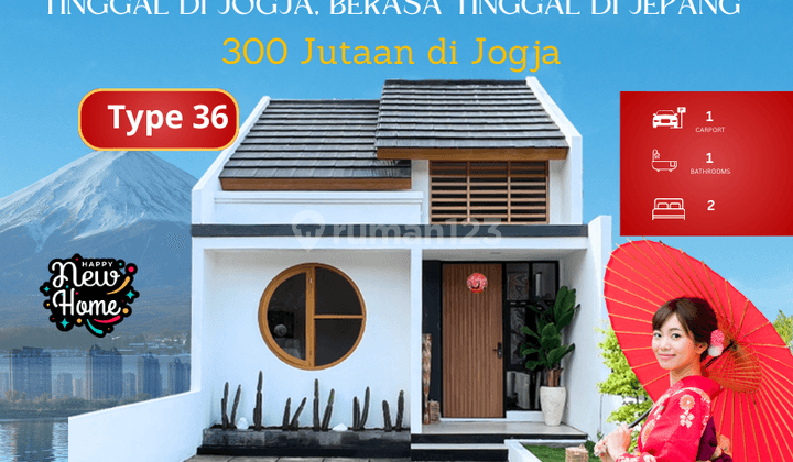 Rumah Murah Bernuansa Jepang di Jogja 1