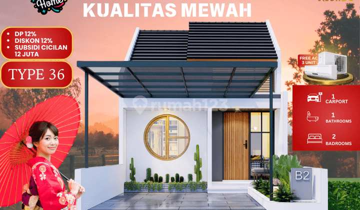 Jual Rumah Murah Desain Jepang, Interior Mewah 1