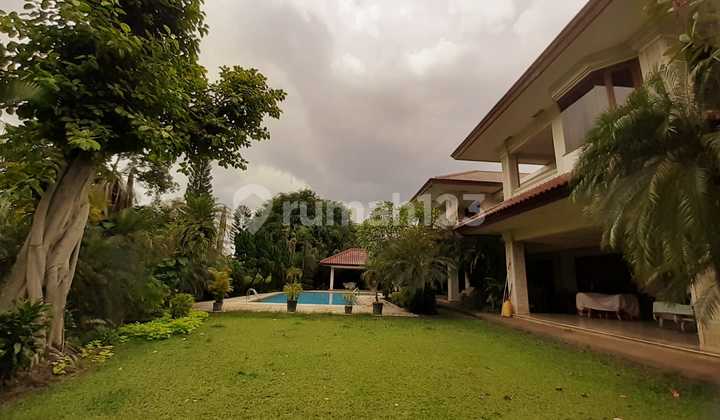 View Golf Private Swimming Pool Pondok Indah Siap Huni Asri Tenang Bebas Banjir Kirim Loi 2